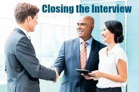how to close sales interview