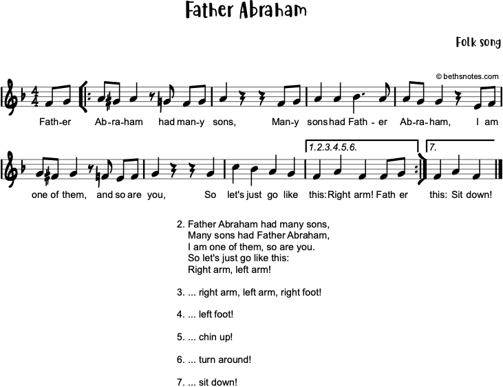 father abraham lyrics