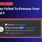 midjourney failed to process command