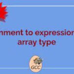 error: assignment to expression with array type