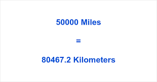 50000 miles to km